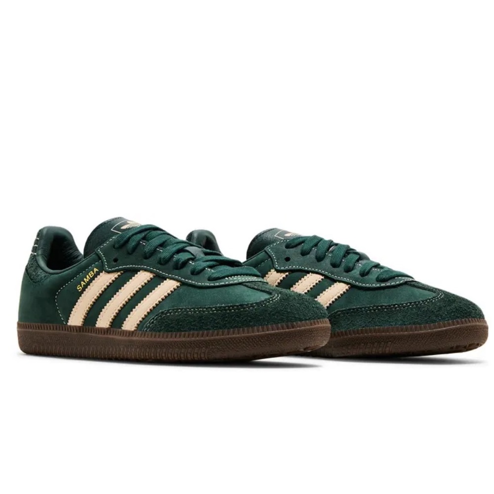 💚💚Adidas OG Samba Sneakers Mineral Green